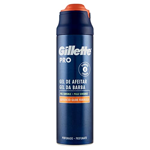 Gillette Pro Gel De Afeitar Para Maquinilla De Afeitar Hombre Refresca Para Calmar La Piel E Hidrata El Vello Facial 200ml