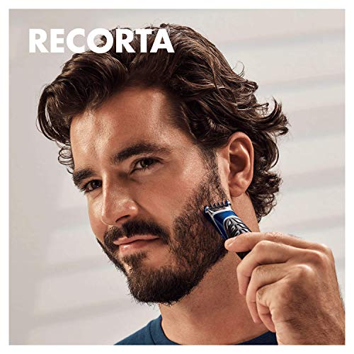 Gillette Styler 4in1 Recortadora Barba Hombe, Perfiladora de Precisión para el Cuerpo + 1 Recambio ProGlide + 3 Cabezales