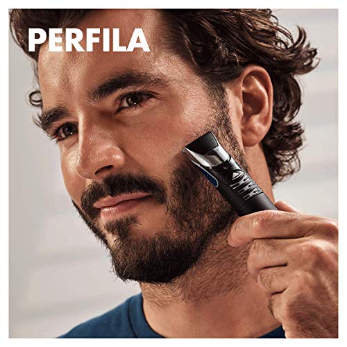 Gillette Styler 4in1 Recortadora Barba Hombe, Perfiladora de Precisión para el Cuerpo + 1 Recambio ProGlide + 3 Cabezales