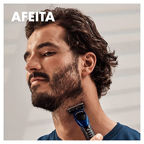 Gillette Styler Multiusos Maquinilla de Afeitar Hombre, Perfiladora + 3 Cabezales