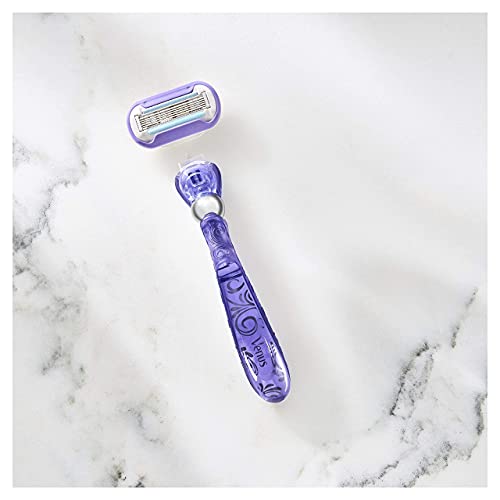 Gillette Venus Delux Swirl Maquinilla de Afeitar Mujer + 6 Cuchillas de Recambio