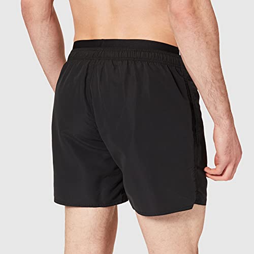 Giorgio Armani Emporio Armani Swimwear Boxer Logoband Traje de baño, Black, 50 para Hombre