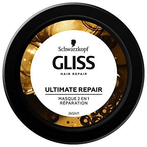 Gliss - Mascarilla Ultimate Repair, 300 ml, para cabello muy dañado, Gama ultra reparación