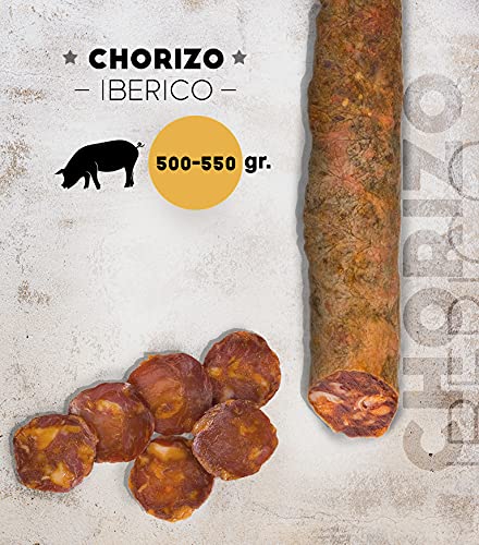 GOURMET BOX - Cesta Gourmet Regalo con Productos Ibéricos Delicatessen - Chorizo Ibérico, Picos Artesanos y Aceite de Oliva Virgen Extra - Cesta de Navidad