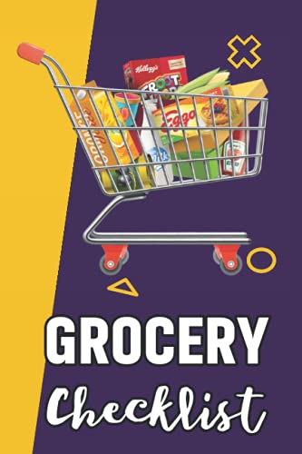 Grocery Checklist: Grocery Shopping Checklist For Freezer, Refrigerator And Pantry Organizational Log Book | Grocery Stock and Freezer Meals Checklist | Funny Christmas Stocking Fillers