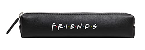 Grupo Erik Estuche escolar - Estuche Friends│Estuche rectangular perfecto para la vuelta al cole - Producto con licencia oficial, negro