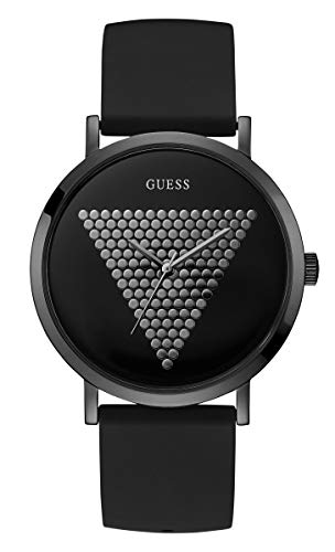 Guess Reloj Analógico para Hombre de Cuarzo con Correa en Silicona W1161G2