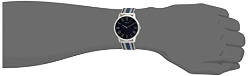 GUESS Reloj Analógico para Hombre de Cuarzo con Correa en Tela W1179G1