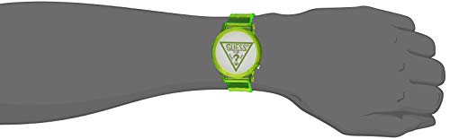 Guess Reloj Analógico para Mujer de Cuarzo con Correa en Silicona V1018M6