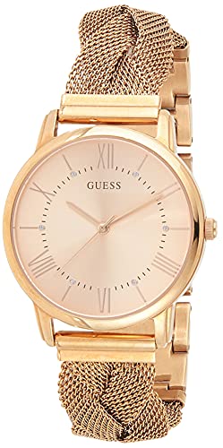 GUESS Reloj Analógico para Mujeres. de Cuarzo con Correa en Acero Inoxidable W1143L3