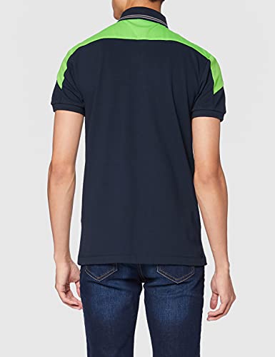 Hackett London Amr Tour Camiseta Tipo Polo, Azul Marino, XXXL para Hombre