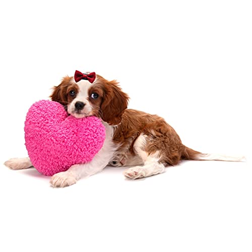 HACRAHO Pinzas para el pelo para perros, 10 piezas de estilos mixtos para cachorros con lazo, pinzas para el pelo para perros pequeños, gatos, cachorros para el día de San Valentín, rojo