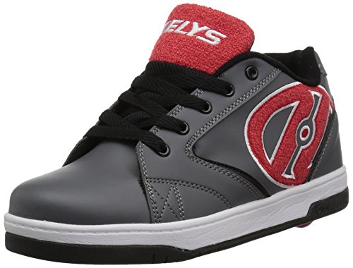 HEELYS PROPULSAR zapato 2018 logotipo de rizo negro / gris, 36.5