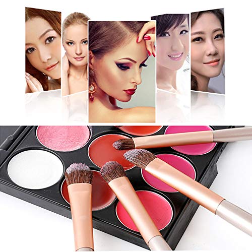 HEPAZ Brochas de Maquillaje,Pinceles Maquillaje Profesional,24 Piezas Brochas Maquillaje Profesional+1 PCS Huevo de Limpieza,de Pinceles de Maquillaje para Cosmética Facial y Ocular