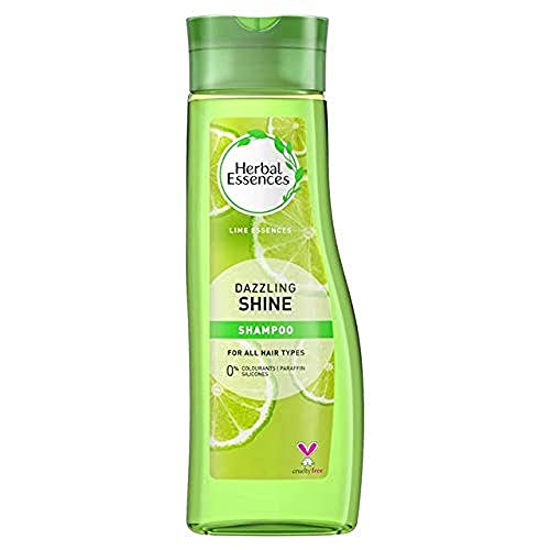 Herbal Essences Dazzling Shine Champú para todo tipo de cabello, 400 ml, paquete de 6