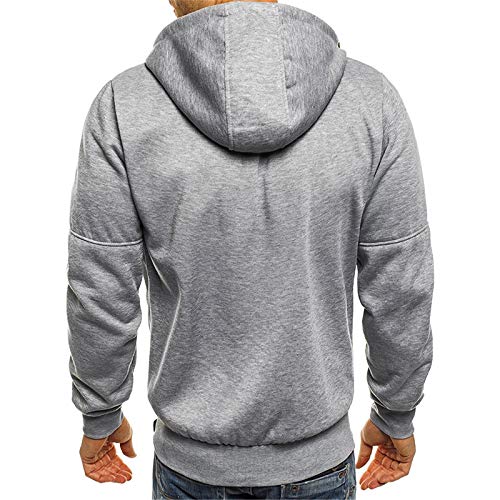 Hombres Sudadera con Capucha Casual Tops Deporte Blusa Manga Larga De Patchwork Blanca Beisbol Divertidas Camuflaje Calavera Camisas Otoño riou