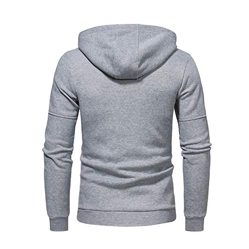 Hombres Sudadera con Capucha Casual Tops Deporte Blusa Manga Larga De Patchwork Blanca Beisbol Divertidas Camuflaje Calavera Camisas Otoño riou