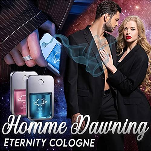 Homme Dawning Eternity Cologne, Colonia de feromonas premium para hombres, Mini parfum de feromonas, Feromonas para hombres para atraer a las mujeres Eau De Toilette Spray (A)