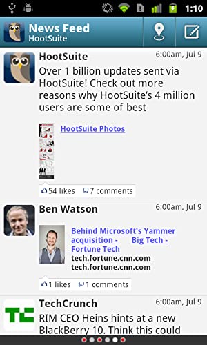 HootSuite for Twitter, Facebook, Foursquare, LinkedIn