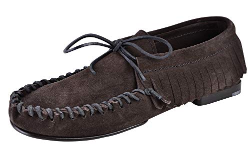 HS - Tom Ford Zapatos Hombre Marrón Cuero Zapatos Bajos 44