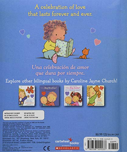 I Will Love You Forever / Te amare por siempre (Bilingual) (Caroline Jayne Church)