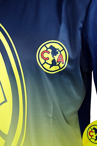 Icon Sport Group P004 - Camiseta de fútbol para adulto, Club America Soccer Jersey-J004-XL, Adulto, Negro