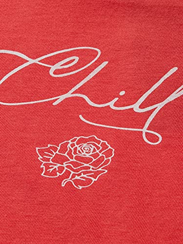 IKKS tee-Shirt Rouge Chill Camiseta, Rojo, 10 Años para Niños