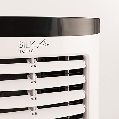 IKOHS SILKAIR HOME - Aire Acondicionado Portátil, 7000BTU, 1800 Frigorías, Con 3 Modos de Aire Acondicionado, Ventilador, y Deshumidificador hasta 17 L/día, Muy Silencioso, Incluye Mando