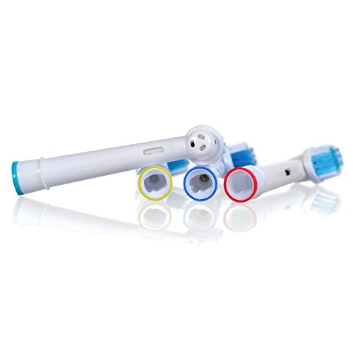 IM77R 4 Recambios Cepillo Electrico Compatible con Braun Oral b Vitaly Precision Clean, White Clean, Sensitive Clean,Proffesional Care, EB-17A / SB-17A / EB17-P (1 Kits x 4 Cepillos)