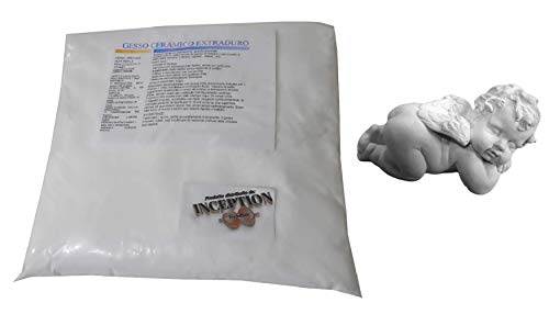 Inception Pro Infinite Yeso cerámico 3 kg - no tóxico - moldeable - Extra Duro - Tipo Dental - Alta definición y Resistencia