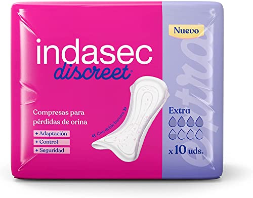 Indasec Discreet Extra, 10 unidades