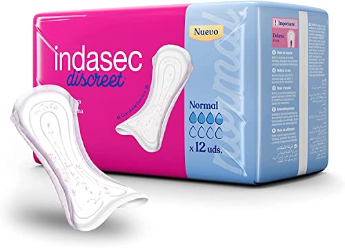 Indasec Discreet Normal, 12 unidades