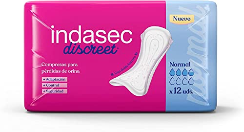 Indasec Discreet Normal, 12 unidades