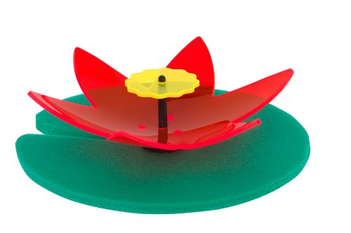 Invento Wind Parte 3D Water Lily, Rojo/Amarillo