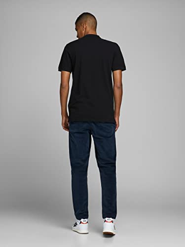 Jack & Jones Jjebasic Polo SS Noos, Negro (Black), L para Hombre