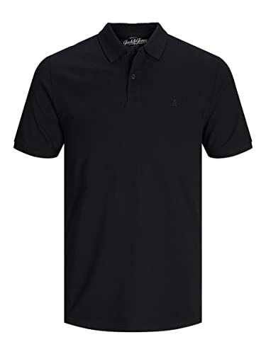 JACK & JONES Jjebasic Polo SS Noos, Negro (Black), XXL para Hombre