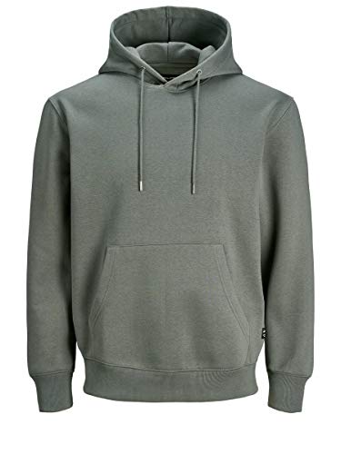 Jack & Jones JJESOFT Sweat Hood Noos Sudadera con Capucha, Sedona Sage, M para Hombre