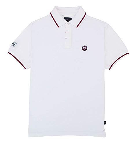 JAGUAR Polo con Logo Feroz, para Hombre, Hombre, 50JAPM004WTH, Blanco, 3XL