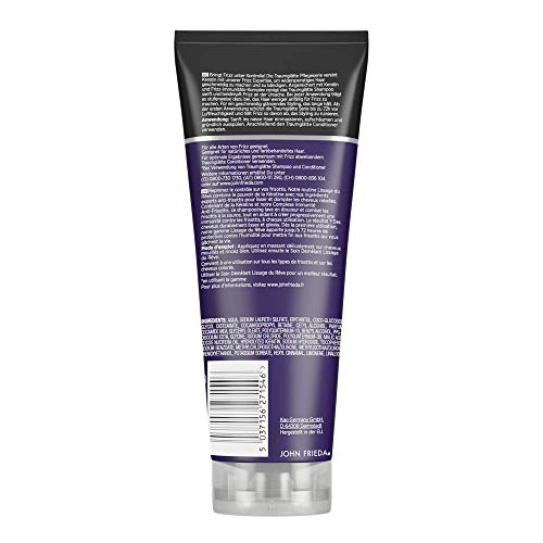 John Frieda Frizz Ease Dream Champú alisador 250 ml con queratina Tipo de cabello: rebelde medio a grueso