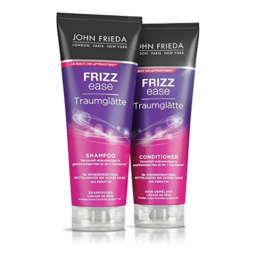 John Frieda Frizz Ease Dream Champú alisador 250 ml con queratina Tipo de cabello: rebelde medio a grueso