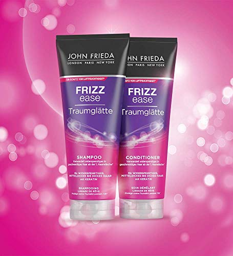 John Frieda Frizz Ease Dream Champú alisador 250 ml con queratina Tipo de cabello: rebelde medio a grueso