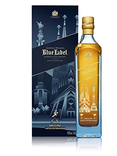 Johnnie Walker Blue Label Whisky Edición Limitada Barcelona - 700 ml