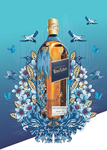 Johnnie Walker Blue Label Whisky Escocés Edición Limitada Timorous Beasties - 700 ml