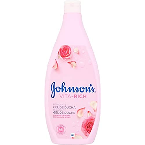 Johnson's - Gel de ducha Vita-Rich efecto seda con extracto de Papaya , 750 ml, Paquete de 6