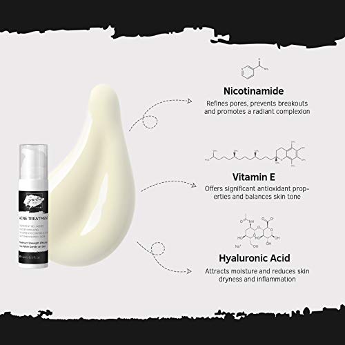 Joliskin Tratamiento del Acné - Eliminación del Acné, Crema Acniben Control, Reducir los Puntos Negros - Anti Acne - Gel Para el Acné de Máxima Fuerza Para el Hombre y La Mujer - 15ml