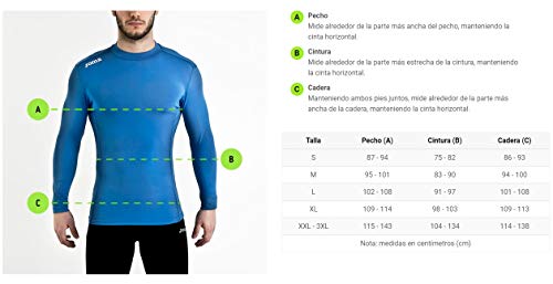 Joma Combi Camiseta Entrenamiento, Hombre, Negro, L