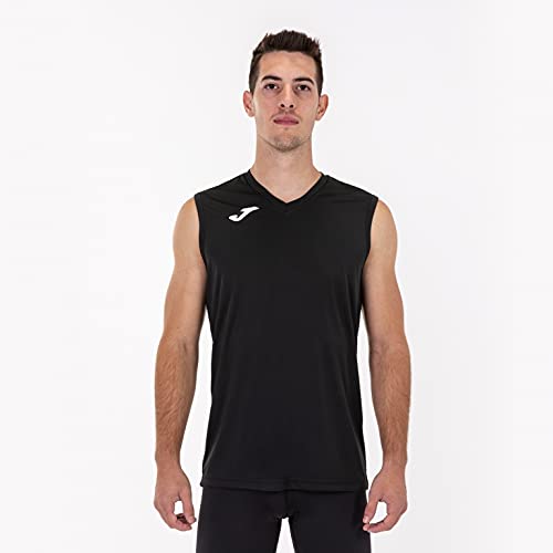 Joma Combi Camiseta Entrenamiento, Hombres, Negro, M