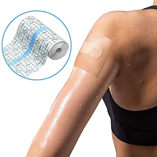 JOOTUEPO Tatuaje Aftercare Vendaje adhesivo impermeable 2 m x 15 cm, piel curativa cinta película protectores transparentes elásticos antibacterianos para heridas