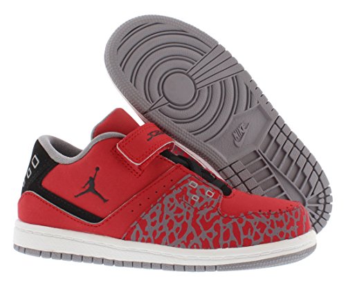 Jordan 1 Flight Low TD, Negro (rojo, negro, blanco y gris), 19.5 EU