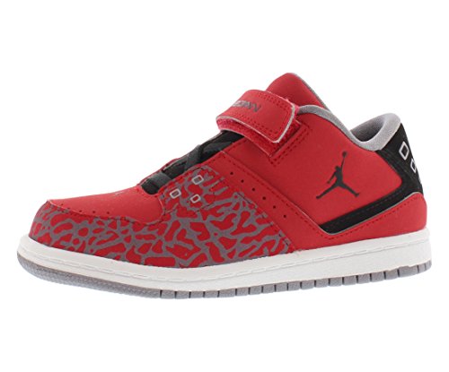 Jordan 1 Flight Low TD, Negro (rojo, negro, blanco y gris), 19.5 EU